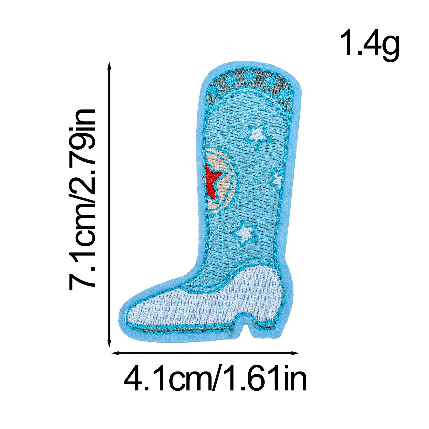 Wholesale Western cowboy themed embroidered patch